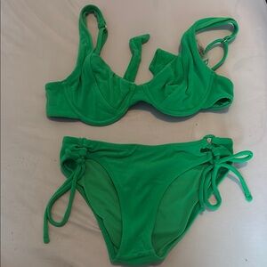 Raisins Green Bikini Set
